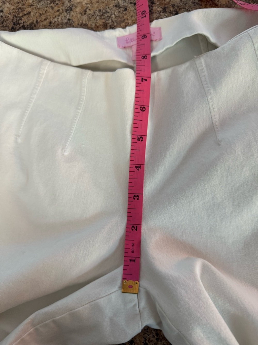 Lilly Pulitzer Worth Skinny Ankle Pants Resort White Side Zip Size 4 Preppy - Picture 6 of 8
